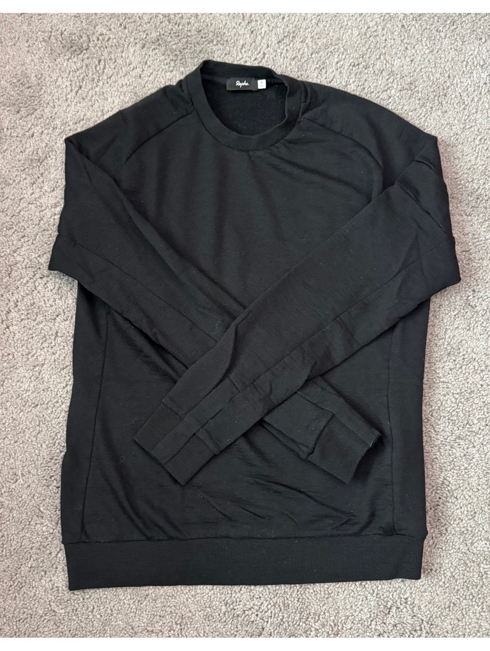 Rapha Merino Sweatshirt Black Size M
